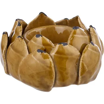 Svícen Butlers BLOSSOM Svícen na čajovou svíčku - žlutá