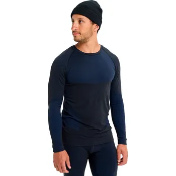 Pánské tričko Tričko Burton [ak] Slokar Merino Base Layer Crew true black/grey cloud M 2026 - Odesíláme do 24 hodin