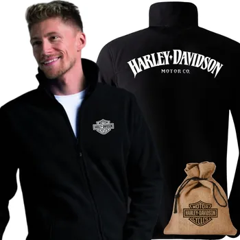 Podprsenka TEPLÁ FLEECOVÁ MIKINA Harley Davidson dárek MOTORKÁŘSKÁ M