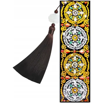 Doplněk ke knize Diamantová výšivka - Záložka do knihy - Mandala