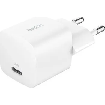 Belkin BOOST CHARGE™ 25W USB-C Power Delivery PPS nástěnná nabíječka, bílá