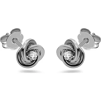 Náušnice iZlato ALLG013A Bílé zlato