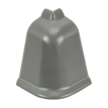 Podlahová lišta Vnější Roh k Podokenní Liště PVC 37mm ANTRACIT