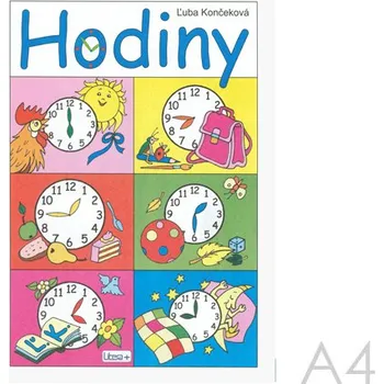 omalovánky Omalovánka A4 Litera - Hodiny