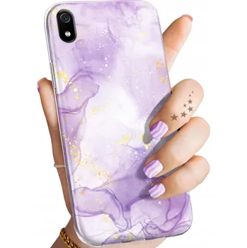 Pouzdro na mobilní telefon Zadní Kryt Hello Case pro Xiaomi Redmi 7A fialový