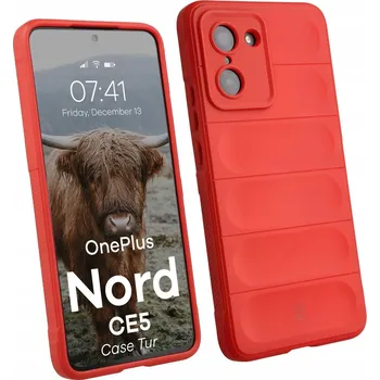 Pouzdro na mobilní telefon Zadní Kryt Bizon pro OnePlus Nord CE5 červený