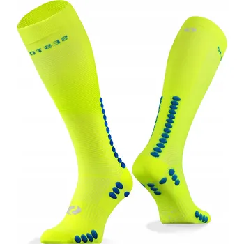 Pánské ponožky Sesto Senso sportovní ponožky na běhání velikost 47-50 žluté