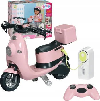 Doplněk pro panenku BABY born Dálkově ovládaný E-Skútr pro panenku s pilotem a světelnými efekty