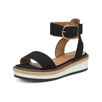 Dámské baleríny DeeZee Espadrilky WS091-01 Černá 41
