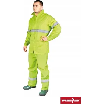 Moto bunda Nepromokavý komplet s s kapucí RAINER ŽLUTÝ Kalhoty + bunda, vel. L