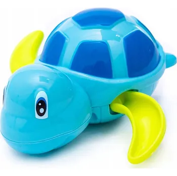 Hračka pro nejmenší Hračka Do Vany Natahovací želva modro-zelená 13 cm