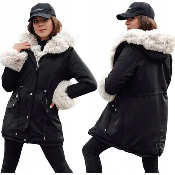 Dámský kabát Dámská parka DStreet s kapucí TY4771 velikost S