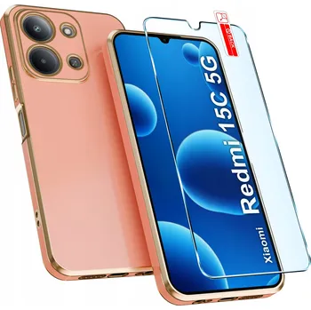 Pouzdro na mobilní telefon Zadní Kryt KrainaGSM pro Xiaomi Redmi 15C 5G růžový