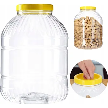 Zavařovací sklenice Zavařovací Sklenice Kadax K4492 s víčkem 5 l