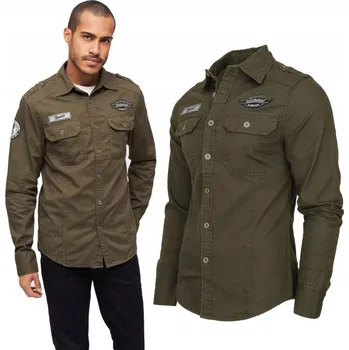 Pánská košile Košile Brandit Luis Vintageshirt L s dlouhým rukávem