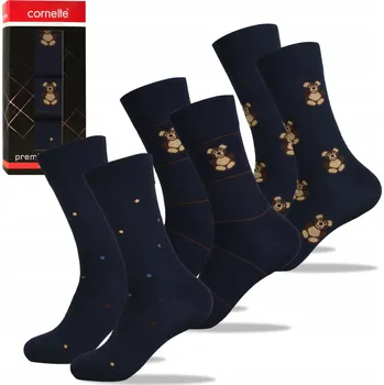 Cornette Ponožky Premium A63 modré, velikost 42-44