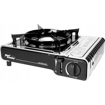 Turistický vařič Turistický vařič Alpen Camping plynový 2200 W, 1 hořák, piezo zapalování