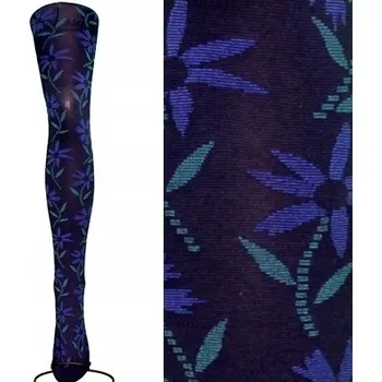 Dámské punčochy Punčocháče vzorované Calzamia 60 DEN, vícebarevné, velikost 3