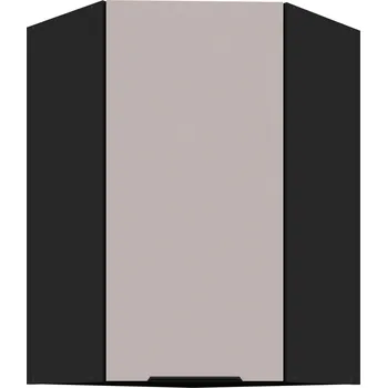 Kuchyňská linka Horní skřínka ARONA - 60x60 GN-90 1F (45°), Černá mat/Kašmír