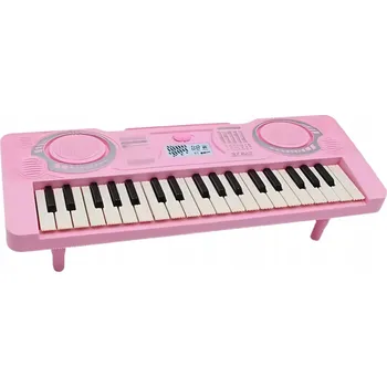 Hudební nástroj pro děti Keyboard Pianino pro Děti se Zvukovými Efekty, Růžové