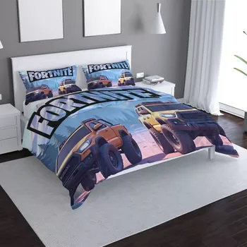 Povlečení Sablio Povlečení FORTNITE Off-road auta - 140x200 / 90x70