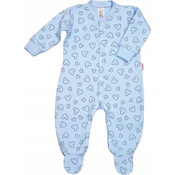 Kojenecké oblečení OVERAL s zipem Světle Modrá 74 KLEKLE