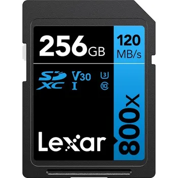 Paměťová karta Paměťová karta SD LEXAR Professional 256GB 120MB/s V30 U3