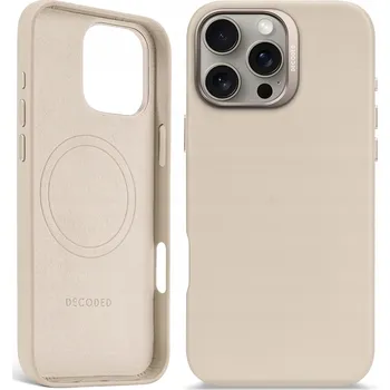 Pouzdro na mobilní telefon Zadní Kryt Decoded pro Apple iPhone 16 Pro béžový