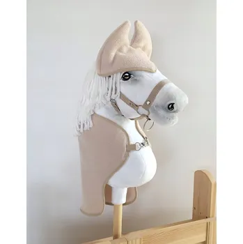 Hobby horsing Sada pro Hobby Horse A3: deka + chrániče uší - béžová Super Hobby Horse