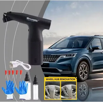 Stříkací pistole Akumulátorový stříkací pistole na barvu s jemnou atomizací, šířka trysky 5 mm, EU zástrčka