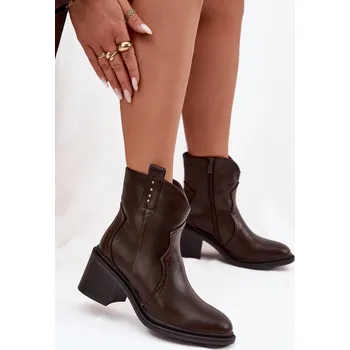 Dámská zimní obuv Boty na podpatku model 221136 Step in style 40