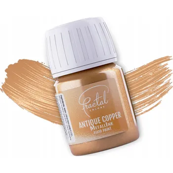 Potravinářské barvivo Potravinářské barvivo tekuté – antická měď metalická Fractal 30 ml