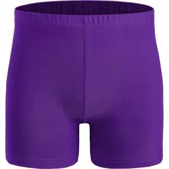 Dámské kraťasy KRAŤASY NA TANEC, BALET, GYMNASTIKU, POLE DANCE, AKROBACII, FIALOVÉ, VELIKOST 160