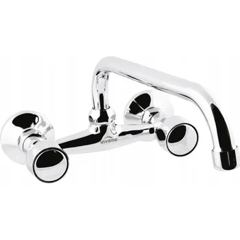 Vodovodní baterie Kuchyňská nástěnná baterie Invena MODENA stříbrná