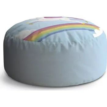 Taburet Sablio Taburet Circle Jednorožec: 38x48 cm