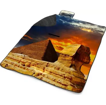 deka Sablio Plážová deka Pyramidy: 200x140 cm