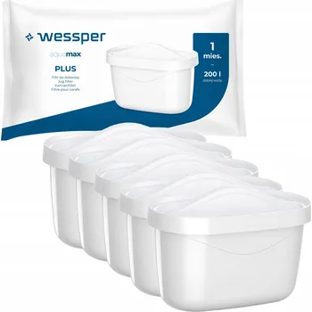Filtrace vody Filtrační patrona do filtrační konvice Wessper AquaMax Plus, 5 ks