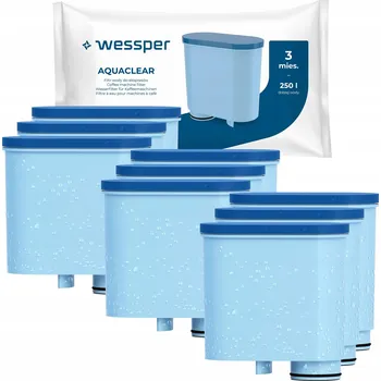Příslušenství pro přípravu kávy Filtr do vody Wessper Aquaclear pro kávovary Philips Saeco - 9 kusů