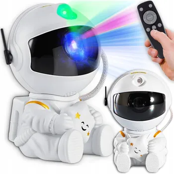 Dětské svítidlo Noční Lampa LED Projektor HVĚZD Nebe ASTRONAUTA pro děti PILOT