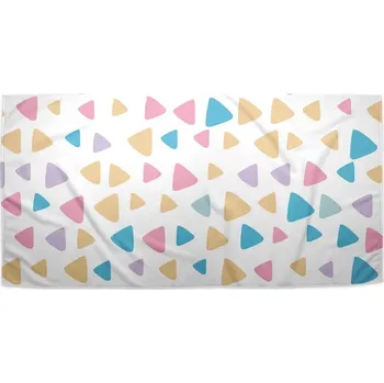 Sablio Ručník Barevné trojúhelníčky - 30x50 cm