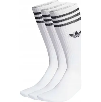 Pánské ponožky Ponožky Adidas High Crew, bílé, velikost 43-45