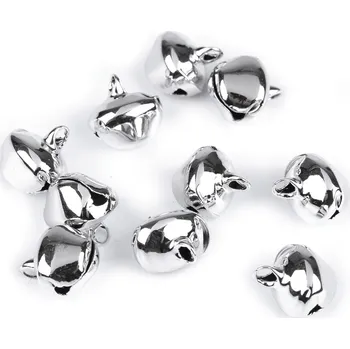 Rolničky 13x16 mm, velké, stříbrná