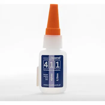 Průmyslové lepidlo Kyanoakrylátové lepidlo Multibond 411 20 g