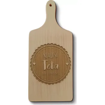 Kuchyňské prkénko Sablio Prkénko Nejlepší teta na světě