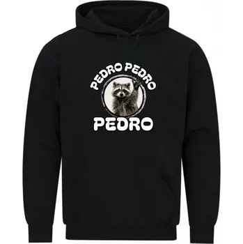 Pánská mikina Pánská mikina Legendární Mýval Pedro Pedro Pedro (Velikost: 5XL, Barva: Černá)