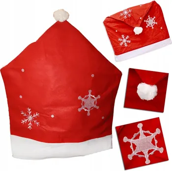 Vánoční dekorace Vánoční obal na láhev Decortrend červeno-zelený 9x16 cm