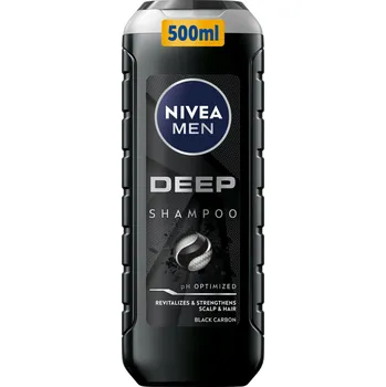 Šampon NIVEA MEN DEEP Čisticí Šampon na vlasy pro muže 500 ml
