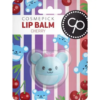 Péče o rty Cosmepick Balzám na rty Třešeň Myška 6 g