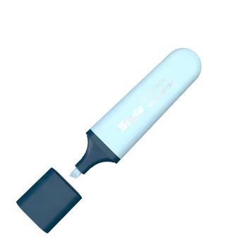 Zvýrazňovač CENTROPEN 6252 Style Pastel (klínový hrot 1-4,6 mm) - tyrkysová