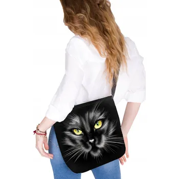 Plátěná taška přes rameno kabelka přes rameno voděodolná Bertoni SAMBA - Nero